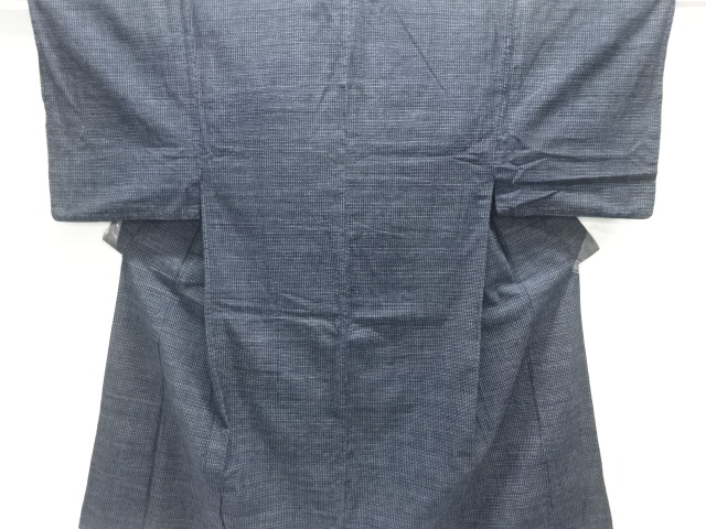 JAPANESE KIMONO / ANTIQUE MENS HITOE KIMONO / COTTON / KURUME SHOSEI KASURI